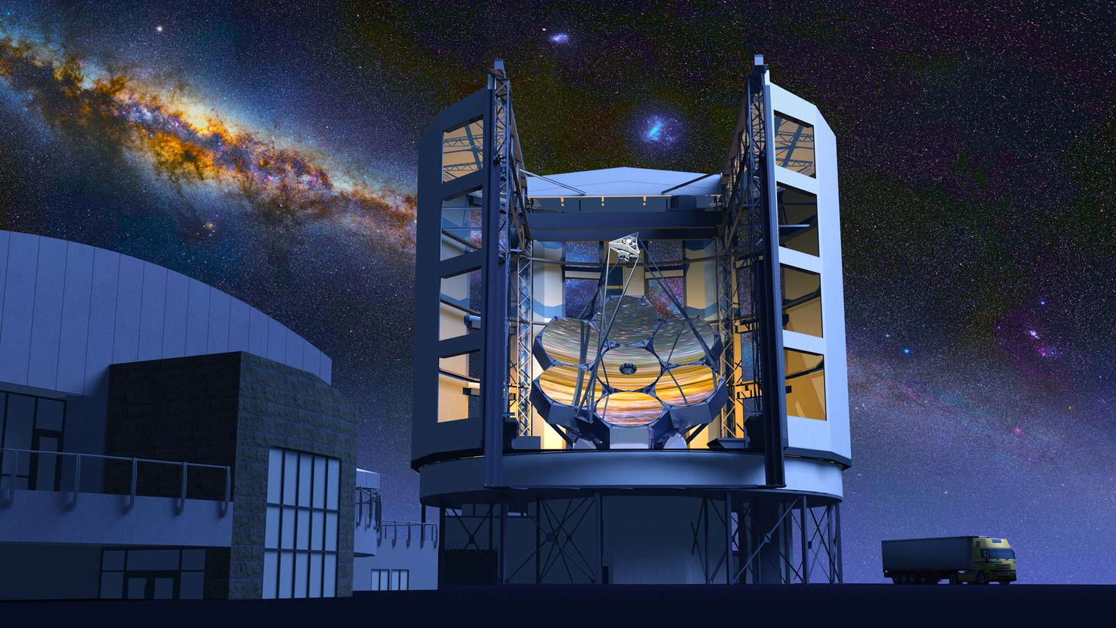 Telescopio Gigante de Magallanes (GMT) – En construcción Telescopio Gigante de Magallanes (GMT) – En construcción